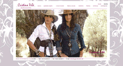 Desktop Screenshot of cristinavila.com